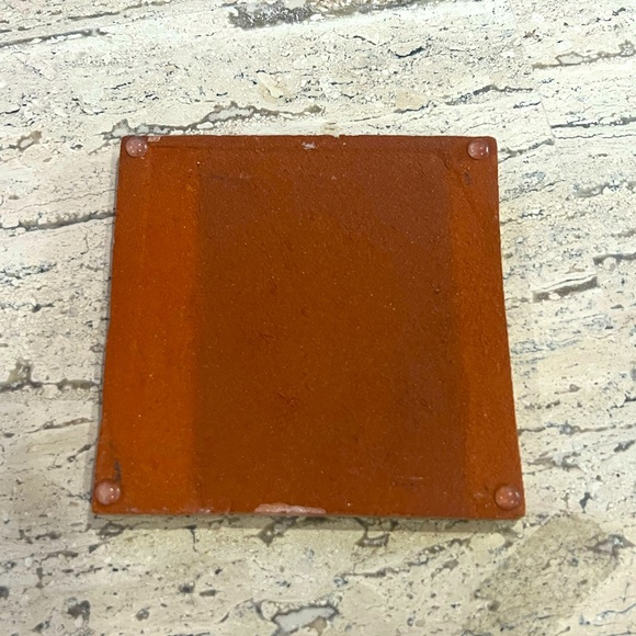 SALE! 4 gorgeous western art tile coasters. Natural stone with beautiful designs - Picture 3 of 6